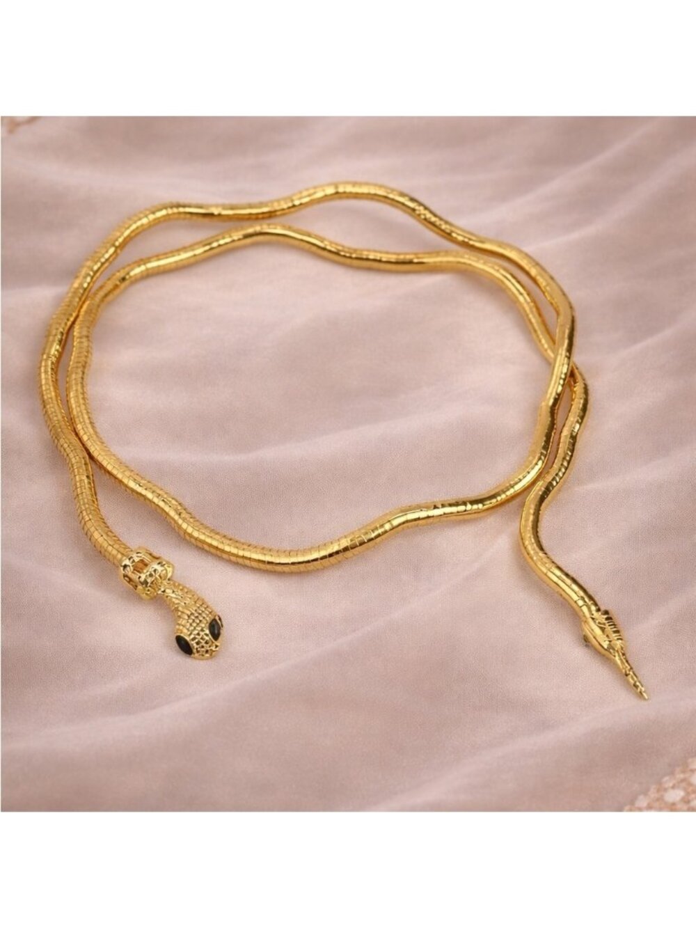 Serpenti Gold Magic Snake Cool Bendy Multilayer Necklace